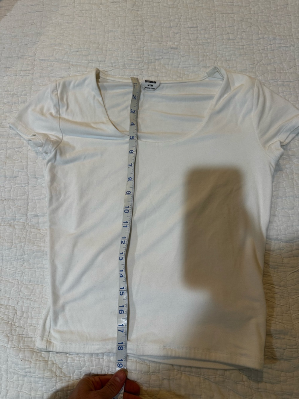 Cotton On White Scoop Neck Short Sleeve Top